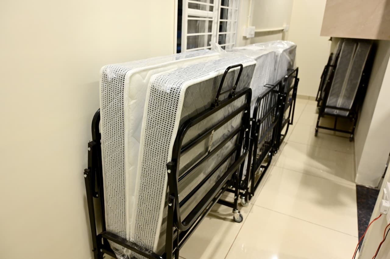 Premium trolley extra bed at SR Grand Hotel Tumkur — flexible extra sleeping arrangement at ₹630